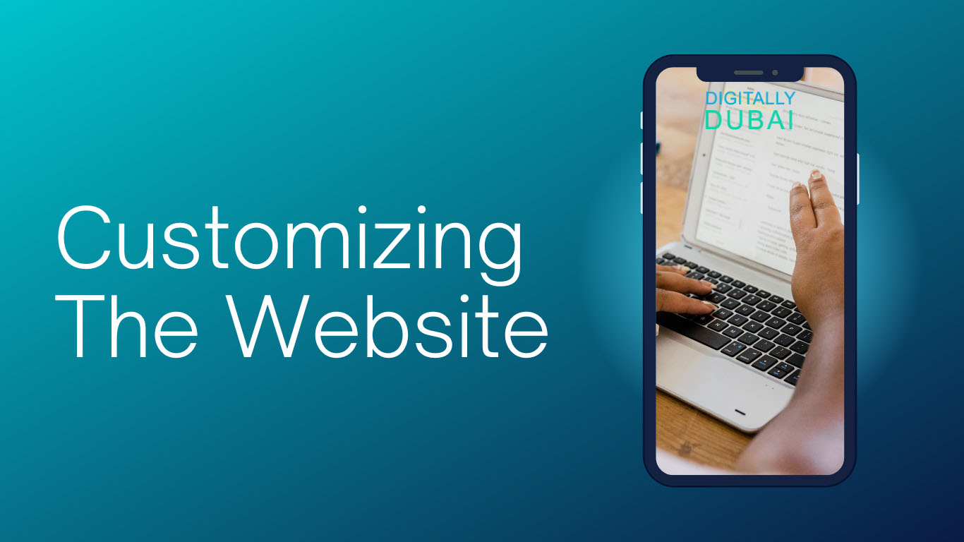 customize your website