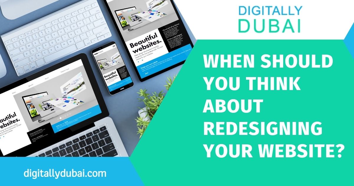 When should you think about Redesigning your website?